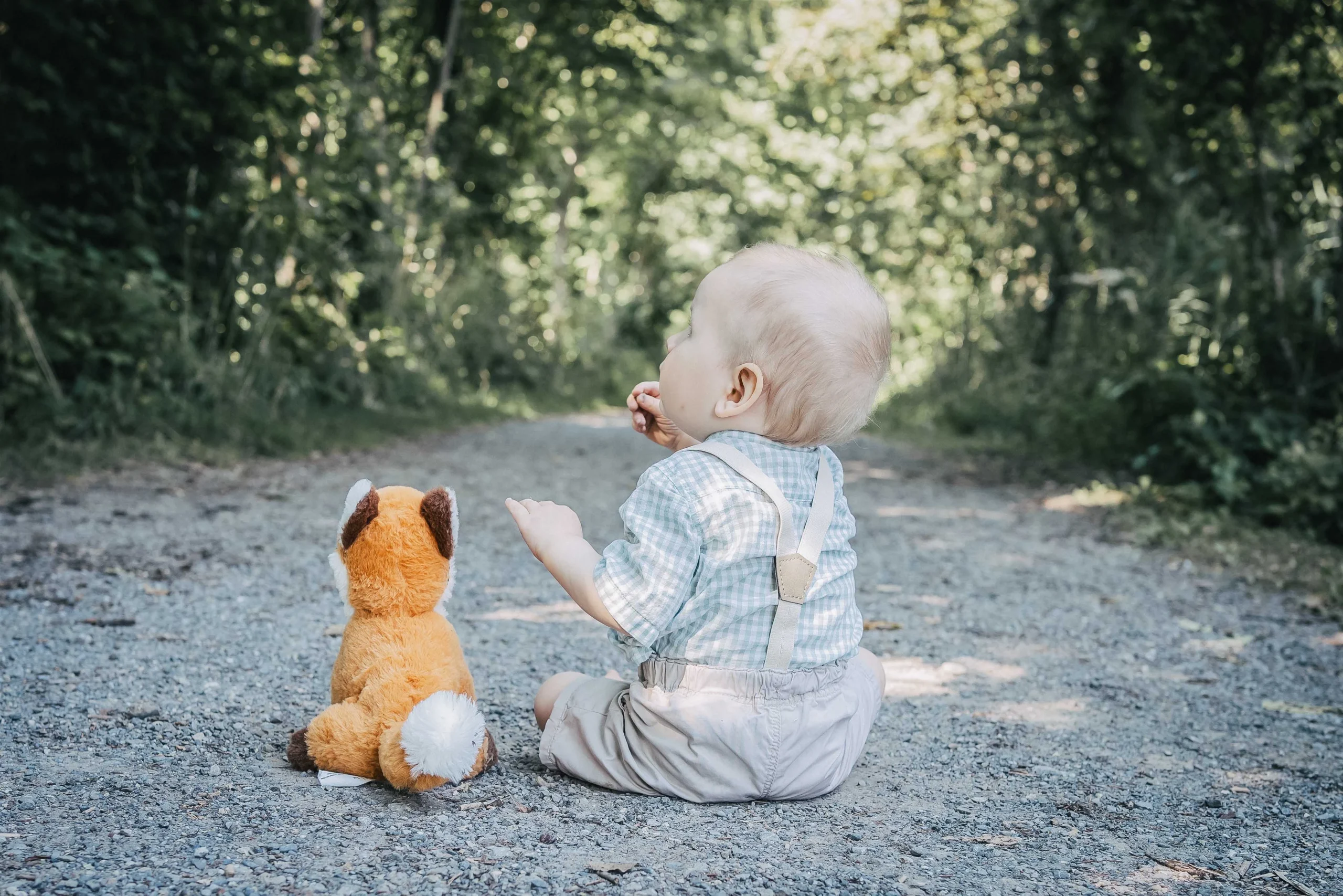 Kindershooting im Wald