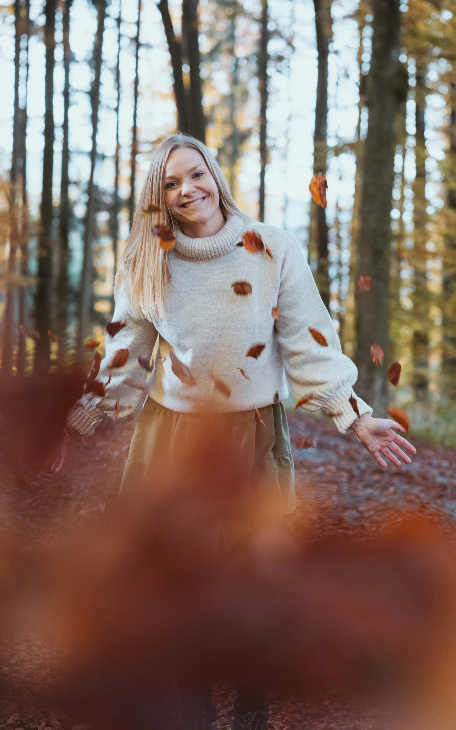 Fotoshooting im Luzerner Hinterland. Im wunderschönen goldenen Herbst